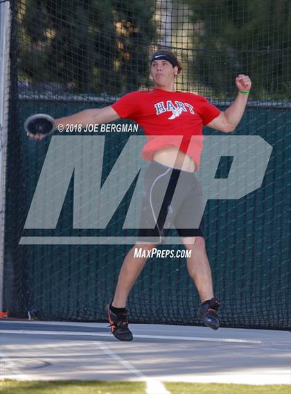 Thumbnail 1 in CIF State Track and Field Championships (Boys Discus Finals) photogallery.