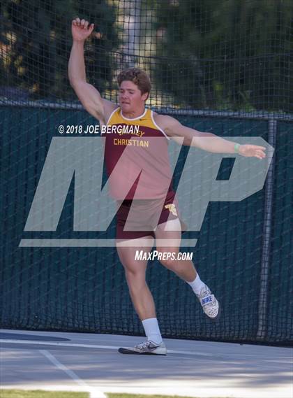 Thumbnail 3 in CIF State Track and Field Championships (Boys Discus Finals) photogallery.