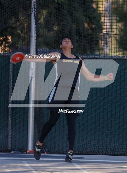 Thumbnail 1 in CIF State Track and Field Championships (Boys Discus Finals) photogallery.