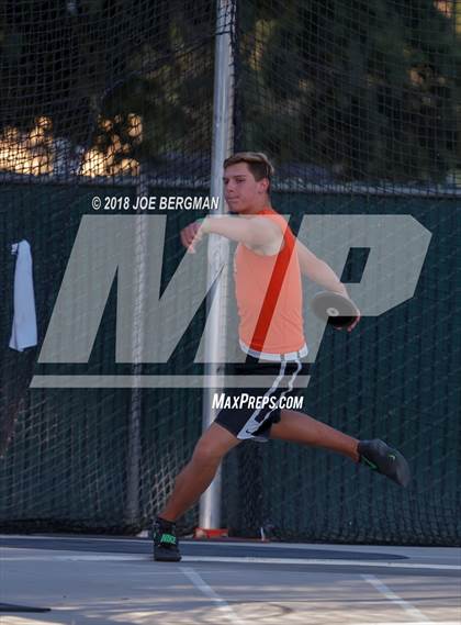 Thumbnail 2 in CIF State Track and Field Championships (Boys Discus Finals) photogallery.