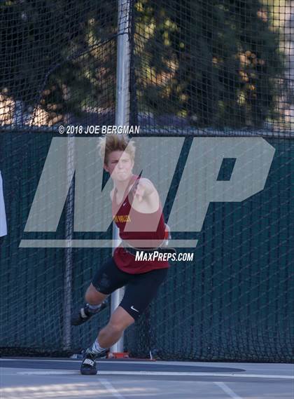 Thumbnail 3 in CIF State Track and Field Championships (Boys Discus Finals) photogallery.