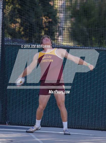 Thumbnail 2 in CIF State Track and Field Championships (Boys Discus Finals) photogallery.