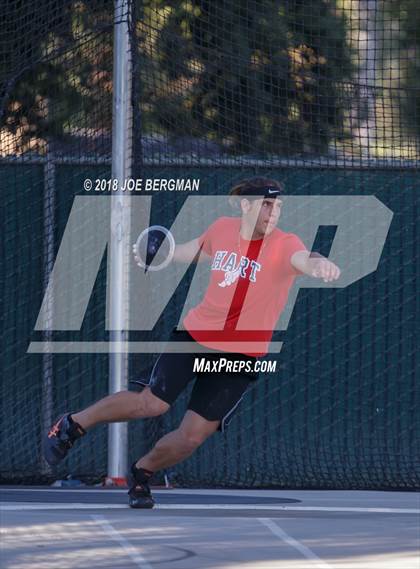 Thumbnail 2 in CIF State Track and Field Championships (Boys Discus Finals) photogallery.