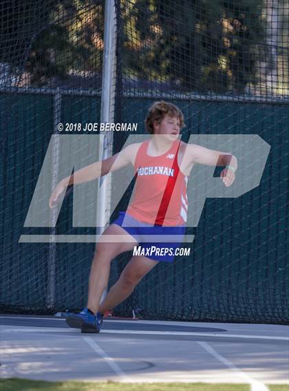 Thumbnail 1 in CIF State Track and Field Championships (Boys Discus Finals) photogallery.