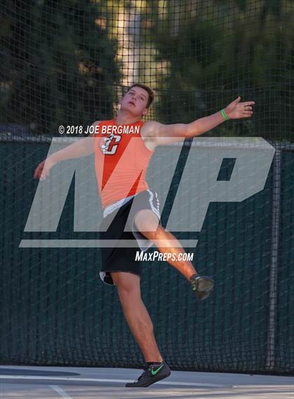 Thumbnail 1 in CIF State Track and Field Championships (Boys Discus Finals) photogallery.