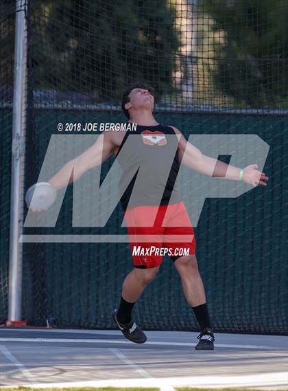 Thumbnail 2 in CIF State Track and Field Championships (Boys Discus Finals) photogallery.