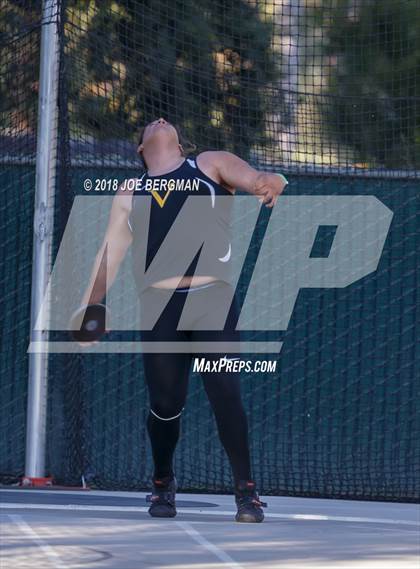 Thumbnail 2 in CIF State Track and Field Championships (Boys Discus Finals) photogallery.