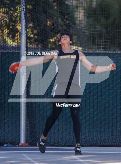 Thumbnail 1 in CIF State Track and Field Championships (Boys Discus Finals) photogallery.