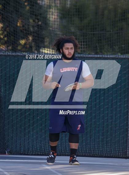 Thumbnail 1 in CIF State Track and Field Championships (Boys Discus Finals) photogallery.