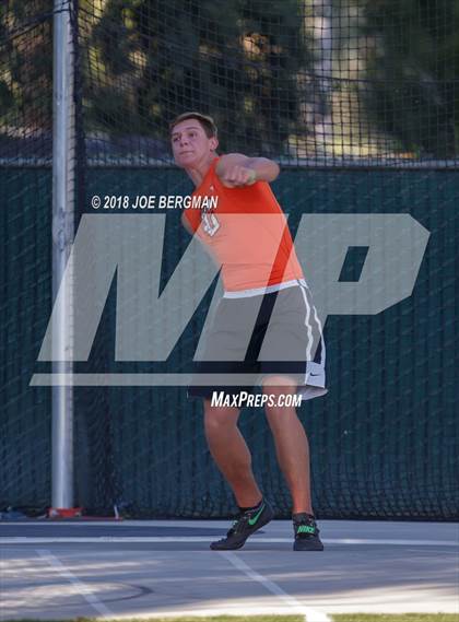 Thumbnail 1 in CIF State Track and Field Championships (Boys Discus Finals) photogallery.