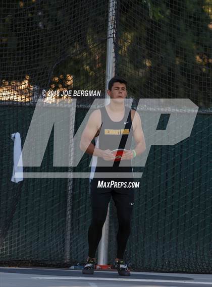 Thumbnail 1 in CIF State Track and Field Championships (Boys Discus Finals) photogallery.