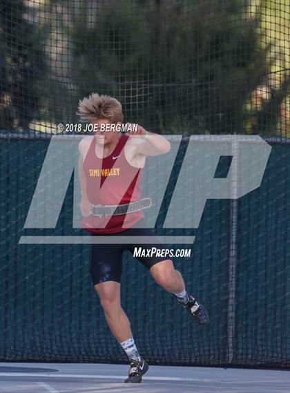 Thumbnail 1 in CIF State Track and Field Championships (Boys Discus Finals) photogallery.