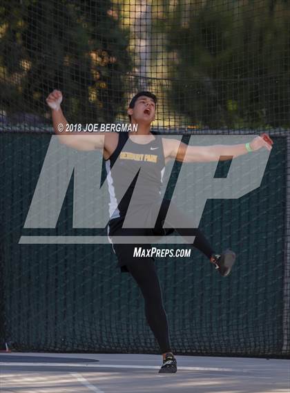 Thumbnail 3 in CIF State Track and Field Championships (Boys Discus Finals) photogallery.