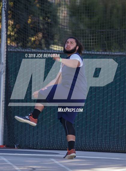 Thumbnail 1 in CIF State Track and Field Championships (Boys Discus Finals) photogallery.
