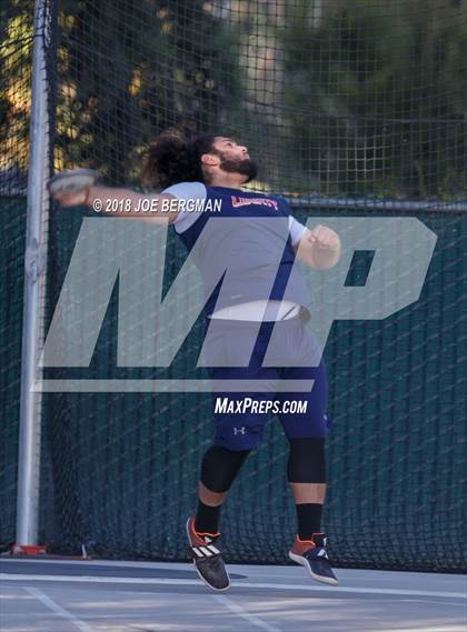 Thumbnail 2 in CIF State Track and Field Championships (Boys Discus Finals) photogallery.