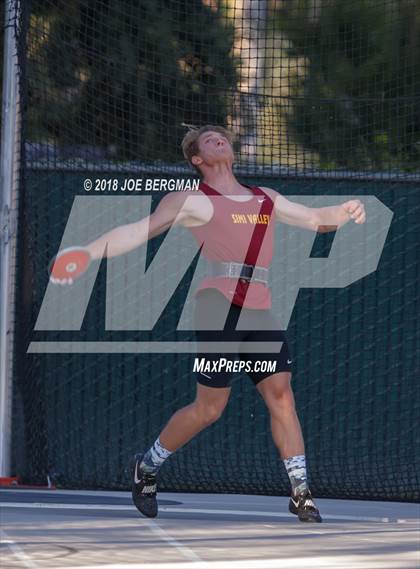 Thumbnail 3 in CIF State Track and Field Championships (Boys Discus Finals) photogallery.
