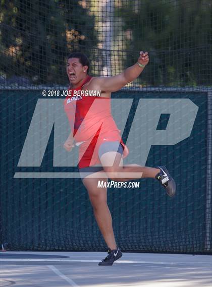 Thumbnail 3 in CIF State Track and Field Championships (Boys Discus Finals) photogallery.