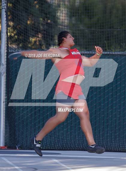 Thumbnail 3 in CIF State Track and Field Championships (Boys Discus Finals) photogallery.