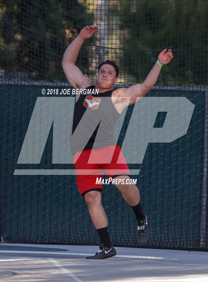 Thumbnail 3 in CIF State Track and Field Championships (Boys Discus Finals) photogallery.