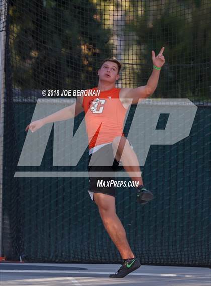 Thumbnail 1 in CIF State Track and Field Championships (Boys Discus Finals) photogallery.