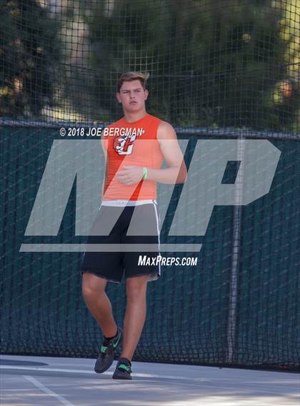Thumbnail 1 in CIF State Track and Field Championships (Boys Discus Finals) photogallery.