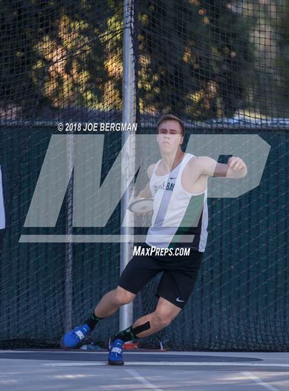 Thumbnail 2 in CIF State Track and Field Championships (Boys Discus Finals) photogallery.