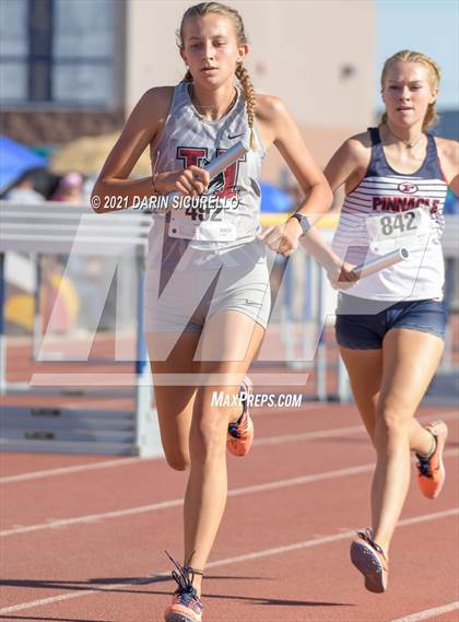 Thumbnail 2 in AIA Track & Field Championships (Girls Relay 4x800/400m DIV 1) photogallery.