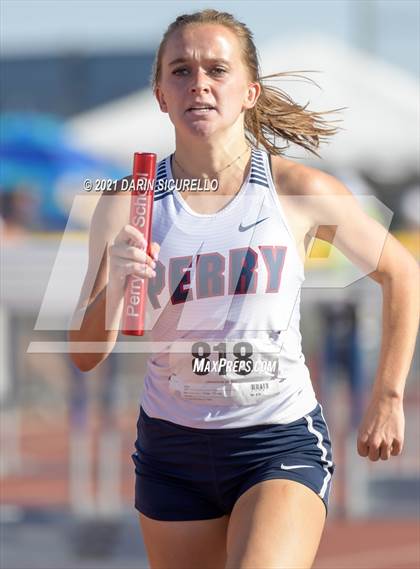 Thumbnail 1 in AIA Track & Field Championships (Girls Relay 4x800/400m DIV 1) photogallery.
