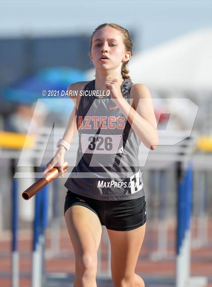 Thumbnail 2 in AIA Track & Field Championships (Girls Relay 4x800/400m DIV 1) photogallery.