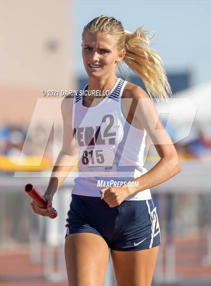 Thumbnail 1 in AIA Track & Field Championships (Girls Relay 4x800/400m DIV 1) photogallery.