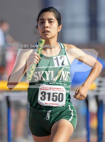 Thumbnail 2 in AIA Track & Field Championships (Girls Relay 4x800/400m DIV 1) photogallery.