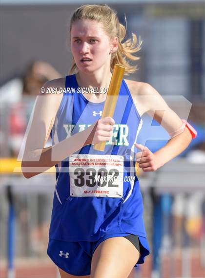 Thumbnail 1 in AIA Track & Field Championships (Girls Relay 4x800/400m DIV 1) photogallery.