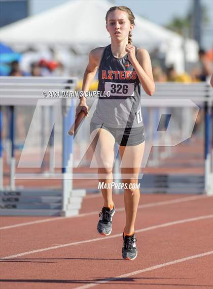 Thumbnail 1 in AIA Track & Field Championships (Girls Relay 4x800/400m DIV 1) photogallery.