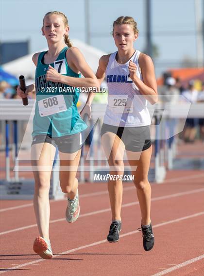 Thumbnail 3 in AIA Track & Field Championships (Girls Relay 4x800/400m DIV 1) photogallery.