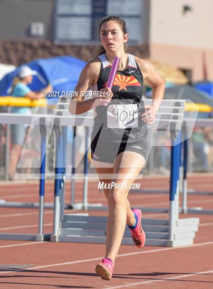 Thumbnail 1 in AIA Track & Field Championships (Girls Relay 4x800/400m DIV 1) photogallery.