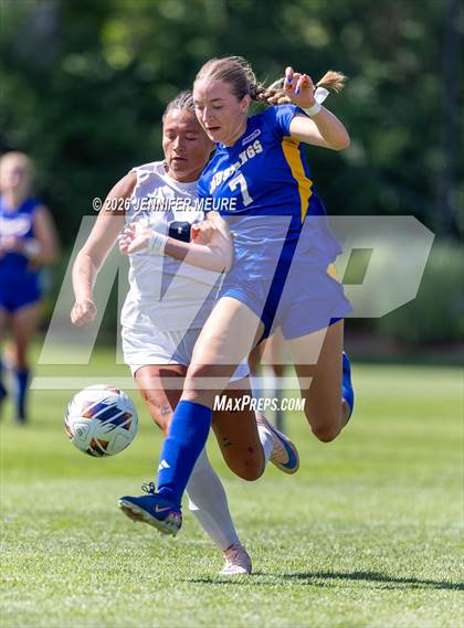 Thumbnail 1 in Unity Christian vs Marian (MHSAA Division 2 State Final) photogallery.