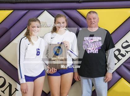Thumbnail 2 in Clayton vs. Eau Claire Immanuel Lutheran (WIAA D4 Regional Final) photogallery.