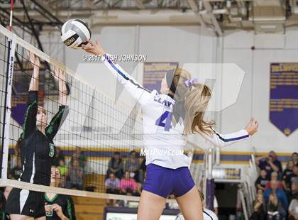 Thumbnail 3 in Clayton vs. Eau Claire Immanuel Lutheran (WIAA D4 Regional Final) photogallery.