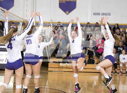 Thumbnail 3 in Clayton vs. Eau Claire Immanuel Lutheran (WIAA D4 Regional Final) photogallery.