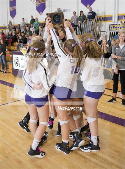 Thumbnail 2 in Clayton vs. Eau Claire Immanuel Lutheran (WIAA D4 Regional Final) photogallery.