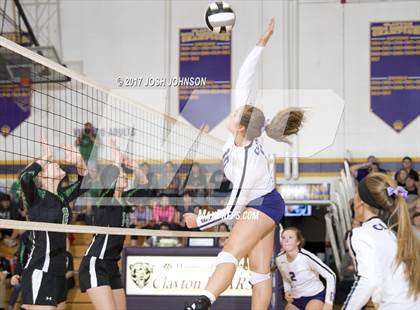 Thumbnail 3 in Clayton vs. Eau Claire Immanuel Lutheran (WIAA D4 Regional Final) photogallery.
