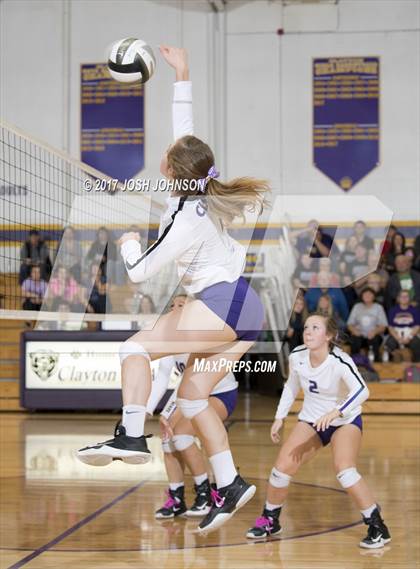 Thumbnail 1 in Clayton vs. Eau Claire Immanuel Lutheran (WIAA D4 Regional Final) photogallery.