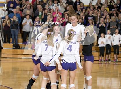 Thumbnail 3 in Clayton vs. Eau Claire Immanuel Lutheran (WIAA D4 Regional Final) photogallery.