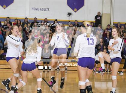 Thumbnail 1 in Clayton vs. Eau Claire Immanuel Lutheran (WIAA D4 Regional Final) photogallery.
