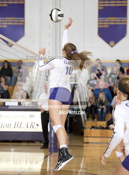 Thumbnail 2 in Clayton vs. Eau Claire Immanuel Lutheran (WIAA D4 Regional Final) photogallery.