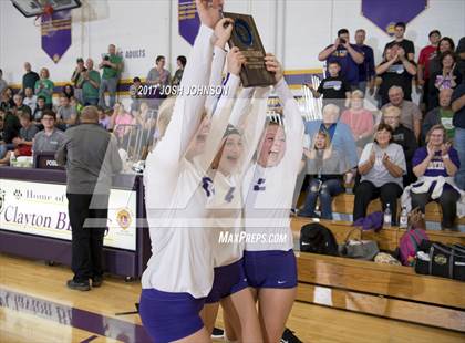 Thumbnail 3 in Clayton vs. Eau Claire Immanuel Lutheran (WIAA D4 Regional Final) photogallery.