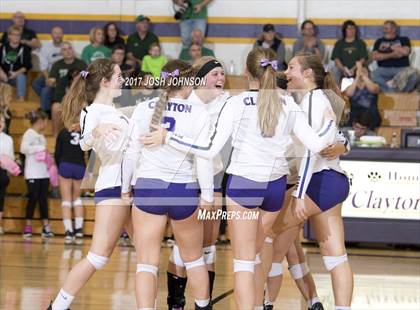 Thumbnail 3 in Clayton vs. Eau Claire Immanuel Lutheran (WIAA D4 Regional Final) photogallery.