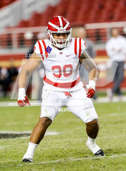 Thumbnail 2 in Mater Dei vs St. Mary's (Levi's Stadium High School Football Series) photogallery.