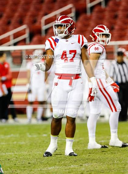Thumbnail 2 in Mater Dei vs St. Mary's (Levi's Stadium High School Football Series) photogallery.
