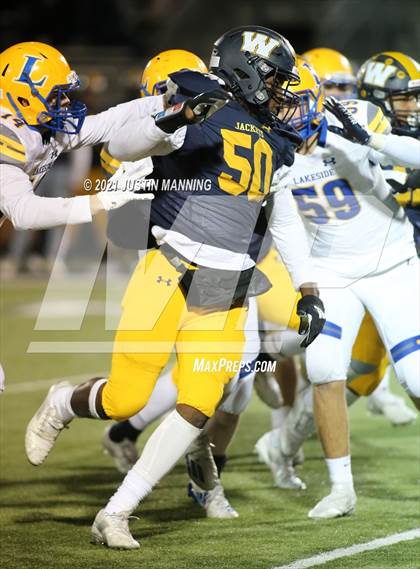 Thumbnail 2 in Lakeside @ Wynne (AAA 5A 1st Round Playoff) photogallery.